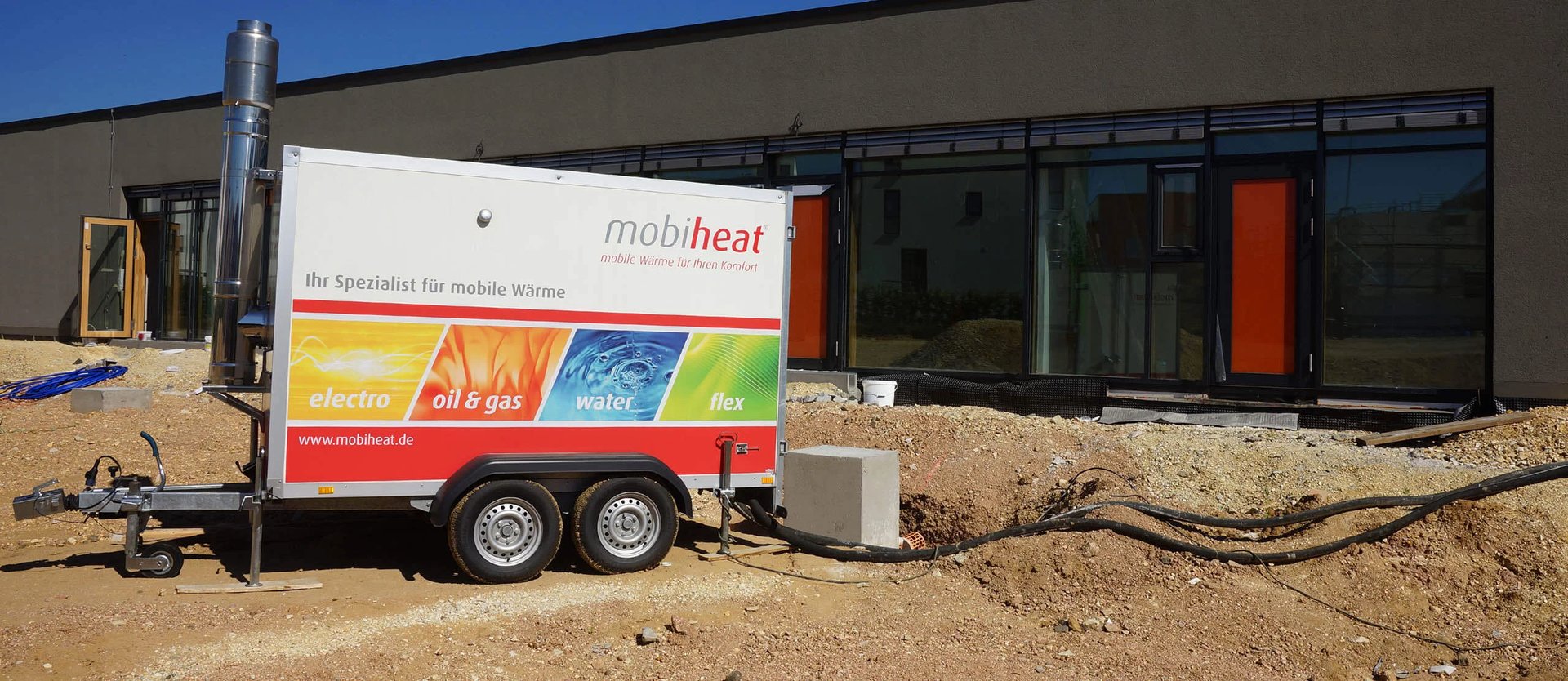 Mobile Heizzentrale - mobiheat - MobileHeating