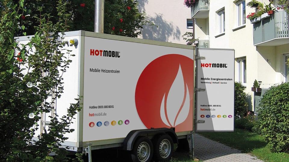 Notfall- und Temporärheizung - Mobile Heizzentrale - HOTMOBIL.