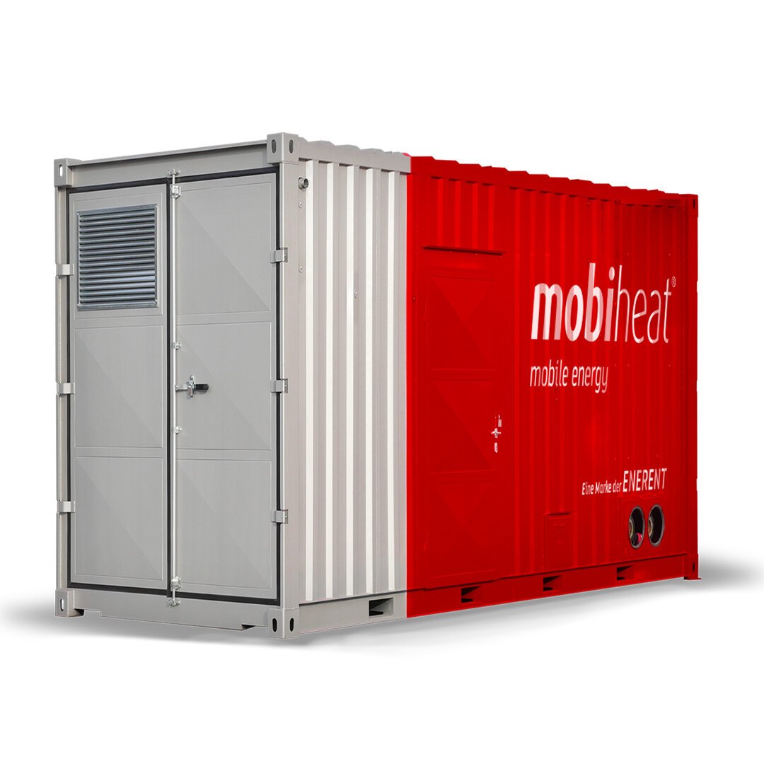 Containerbasierte Heizzentrale der Marke mobiheat